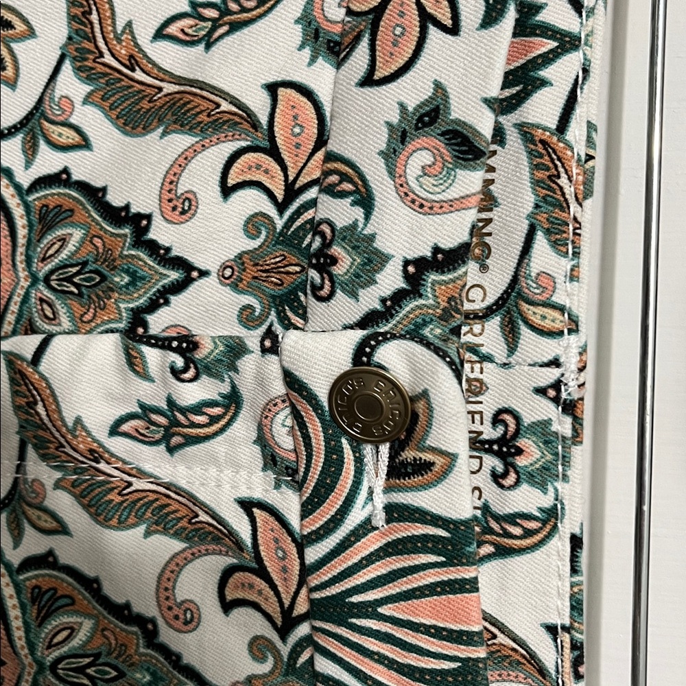 CHICOS Multicolor Patterned Chinos - Picture 2 of 7